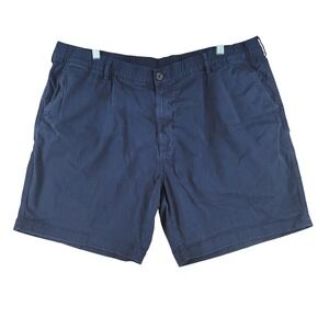 Bearbottom Chino Shorts Mens 42-44 Navy Blue 7 Inch Inseam Stretch Casual